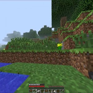 Minecraft Survival Games Episode 2: Trimming Leaves And Mowing Grass