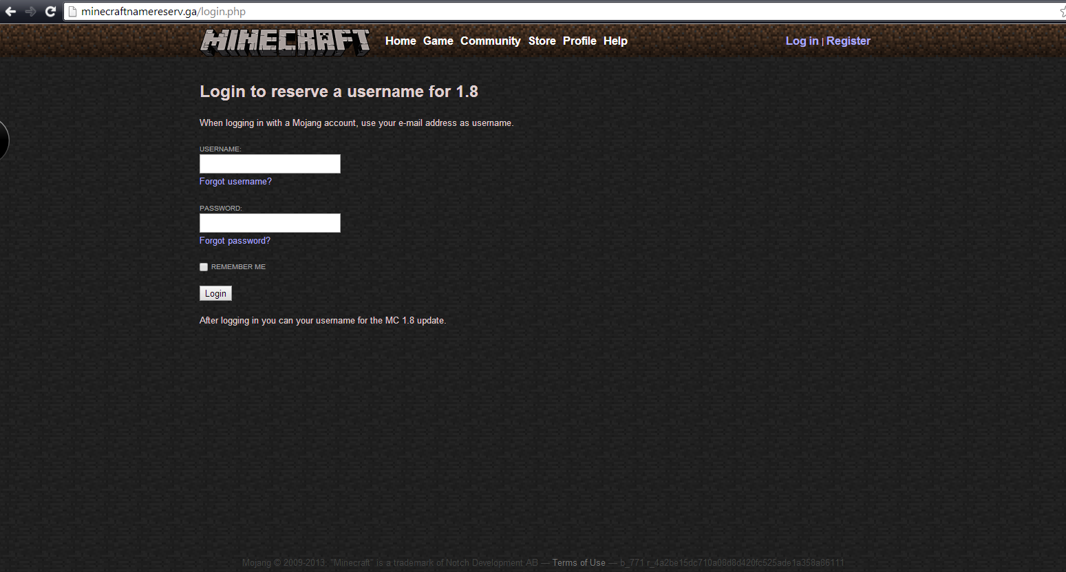 Warning 1 8 Phishing Website Mcgamer Network