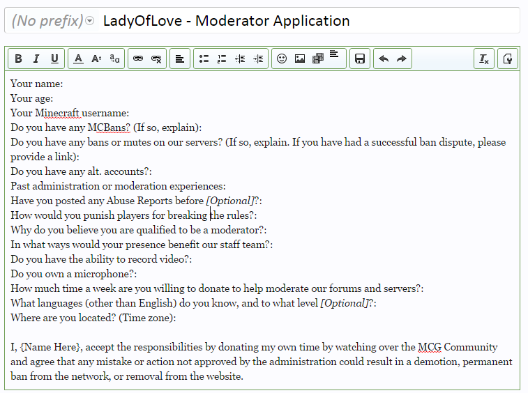 Application mod Mod Application